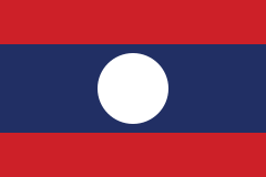 Laos Flag Sticker