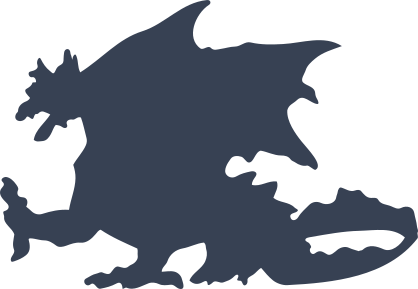 Large Bumpy Dragon Sticker