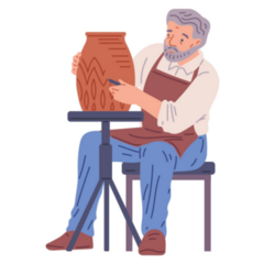 Large Ceramic Sticker