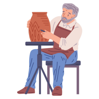 Large Ceramic Sticker