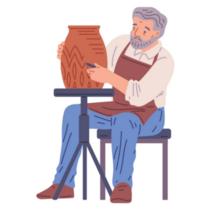 Large Ceramic Sticker