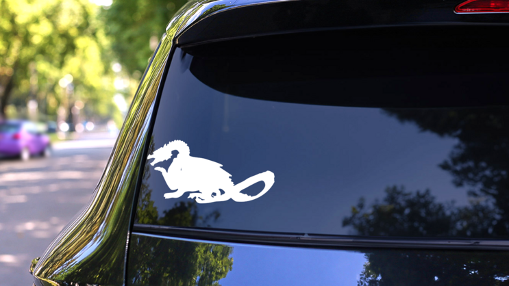 Large Dragon Sticker on a Rear Car Window (New) example