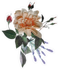 Large Flower Bouquet Sticker