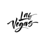 Las Vegas Hand Drawn Modern Brush Calligraphy Sticker