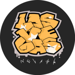 Las Vegas Nevada Graffiti Lettering Sticker