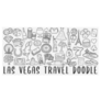 Las Vegas, Nevada Travel Doodle Icon Sticker