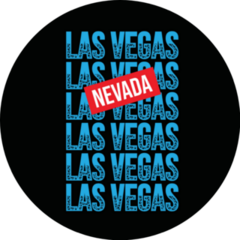 Las Vegas Nevada Typography Sticker