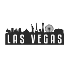 Las Vegas, Nv, Usa Skyline Sticker