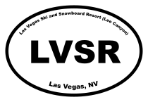 Las Vegas Ski and Snowboard Resort (Lee Canyon) Oval Sticker