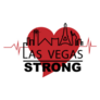 Las Vegas Strong Nevada Red Heart Sticker