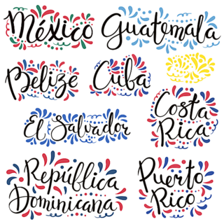 Latin American Sticker Sheet