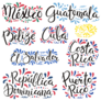 Latin American Sticker Sheet