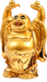 Laughing Golden Buddha Statue Sticker