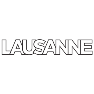 Lausanne In Switzerland Emblem Sticker