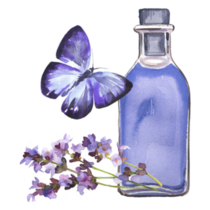 Lavender Bottle Sticker