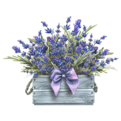 Lavender Box Sticker