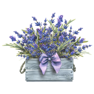Lavender Box Sticker