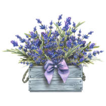 Lavender Box Sticker