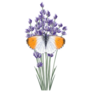 Lavender & Butterfly Sticker
