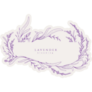 Lavender Calligraphy Sticker