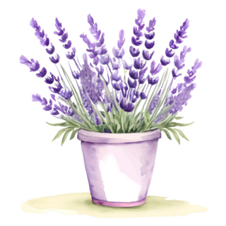 Lavender Can Sticker