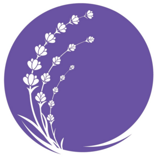 Lavender Circle Icon Sticker