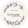 Lavender Circle Logo Sticker 
