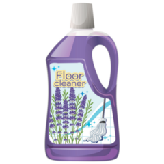 Lavender Cleaner Sticker