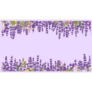 Lavender Flowers Frame Sticker