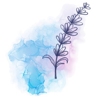 Lavender Ink Sticker