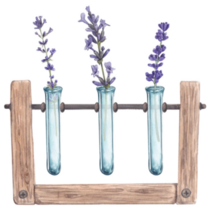 Lavender Interior Vase Sticker