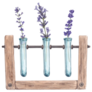 Lavender Interior Vase Sticker