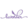 Lavender Lettering Sticker