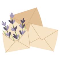 Lavender Notes Sticker