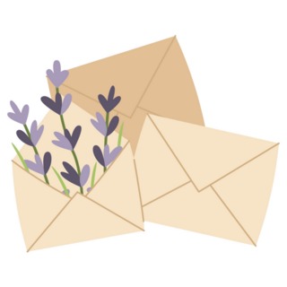 Lavender Notes Sticker
