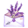 Lavender Postal Sticker