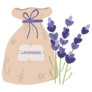 Lavender Pouch Sticker