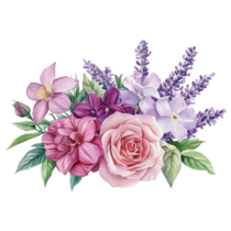 Lavender Rose Sticker