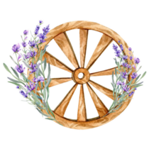 Lavender Wheel Sticker