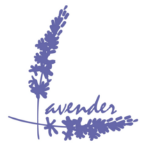 Lavender Word Logo Sticker
