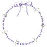 Lavender Wreath Sticker