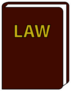 Law Book Icon Sticker
