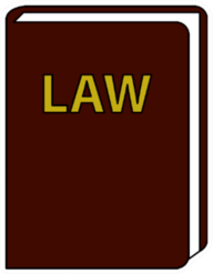 Law Book Icon Sticker