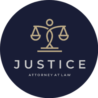 Law Firm Logo Justice Attorney Of Law Sticker