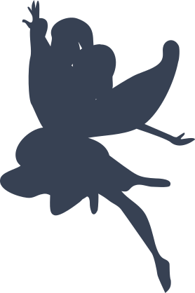 Leaping Fairy Sticker