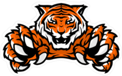 Leaping Tiger Sticker