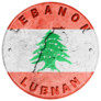 Lebanon Button Sticker