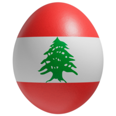 Lebanon Egg Sticker
