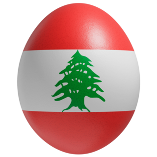 Lebanon Egg Sticker