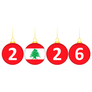 Lebanon Flag 2026 Sticker